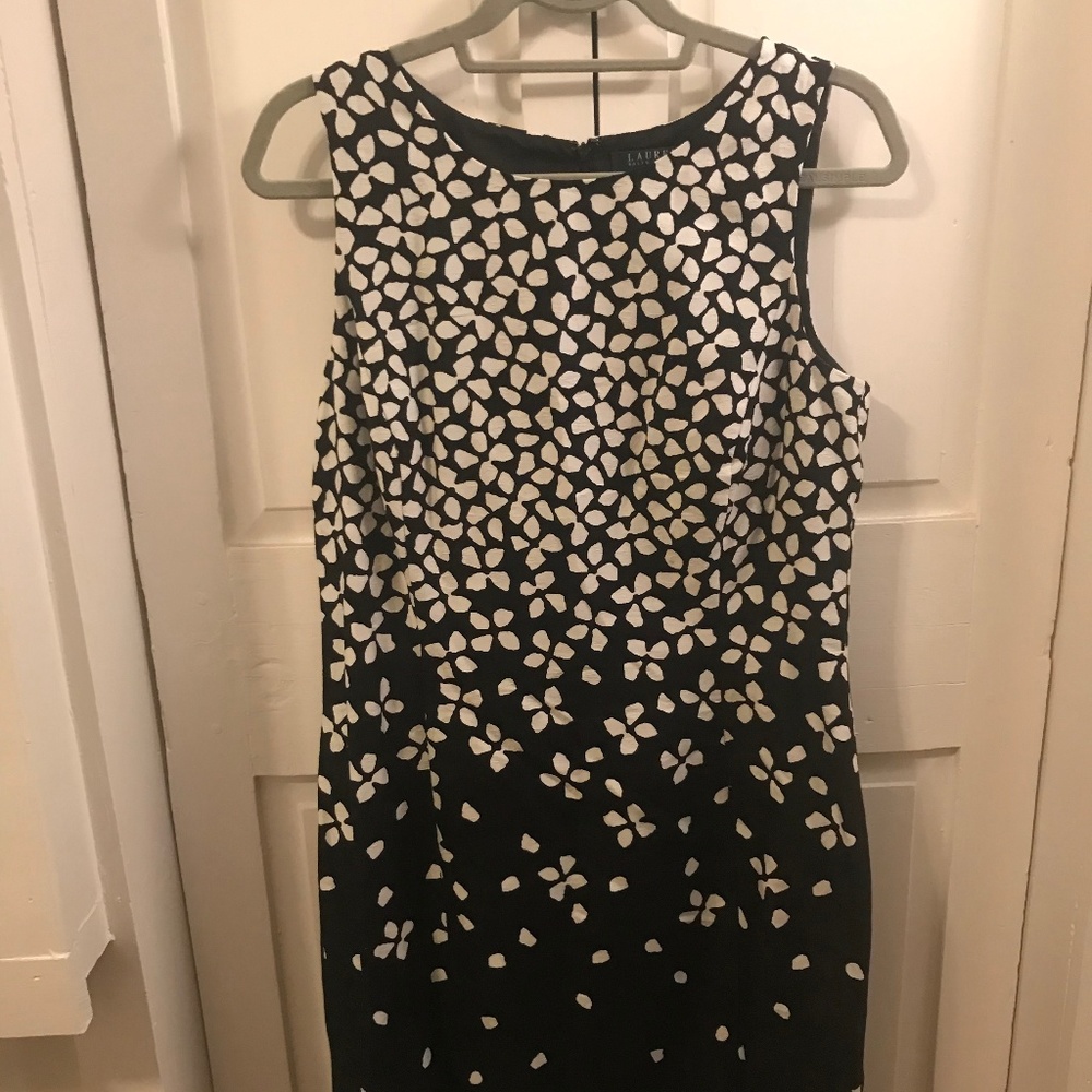 Ralph Lauren Sleeveless Fit-and-Flare Dress